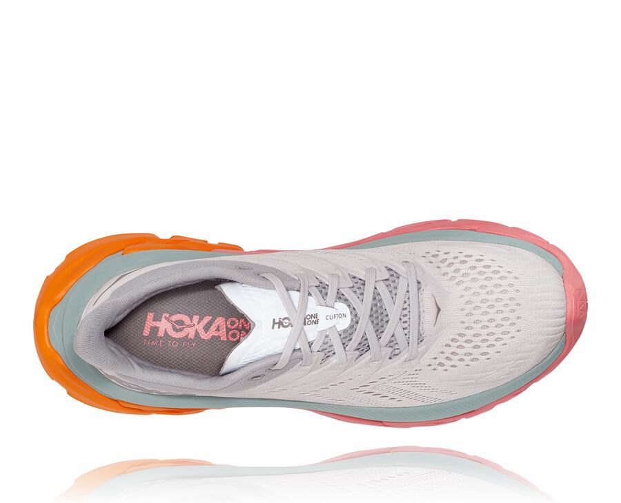 Hoka One One Koşu Ayakkabısı Erkek Beyaz - Clifton Edge - IT3027416